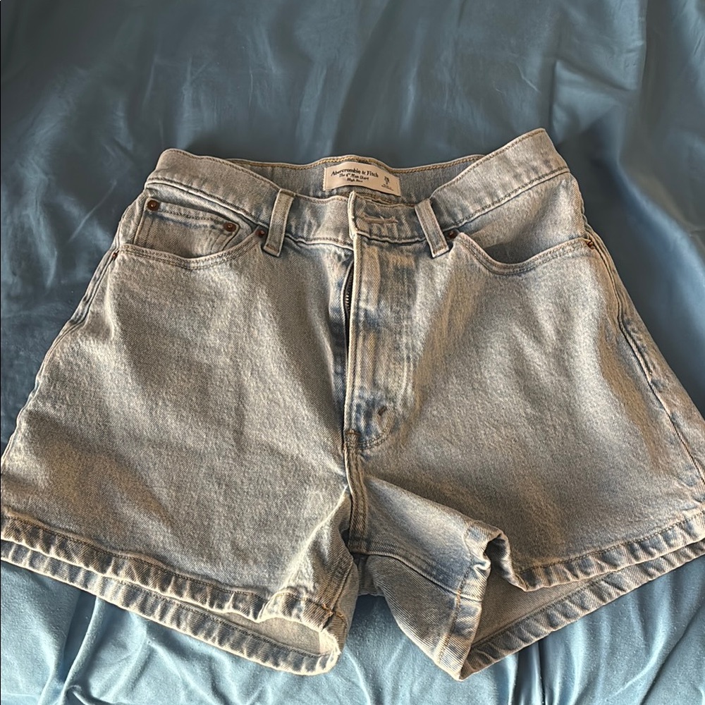 Abercrombie & Fitch Blue Jean Shorts Classic Denim Style
